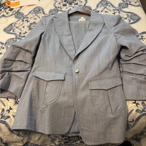 Cinq à Sept Light Blue Blazer